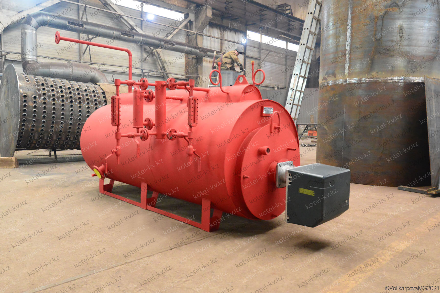 Промышленный газовый парогенератор