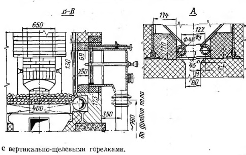 с вертикальной