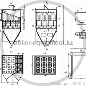 Чертеж циклона БЦ-2-7x(5+3)