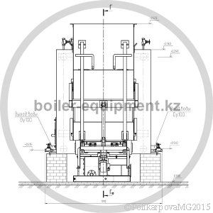 Чертеж механического котла 1 МВт с ТШПМ