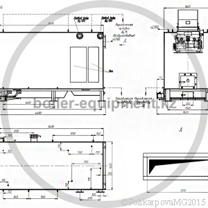 Чертеж механического котла 2 МВт с ЗП РПК