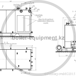 Чертеж механического котла 2 МВт с РПК