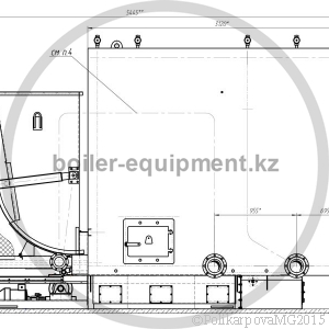 Чертеж механического котла 3 МВт с ТШПМ