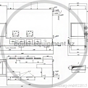 Чертеж механического котла 3,5 МВт с ЗП РПК