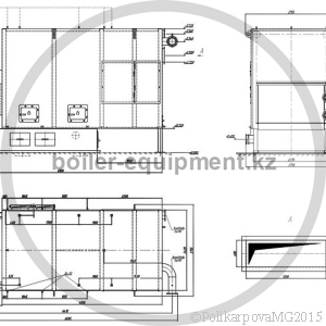 Чертеж механического котла 4 МВт с ТШПМ
