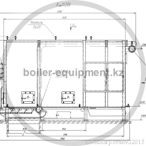 Чертеж механического котла 4 МВт с РПК