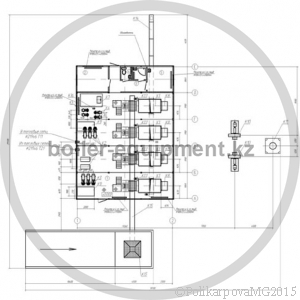 Чертеж модульной котельной 10 МВт расположение оборудования
