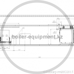 Чертеж модульной котельной 3 МВт вид сбоку