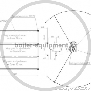 Чертеж модульной котельной 3 МВт план расстановки фундаментов