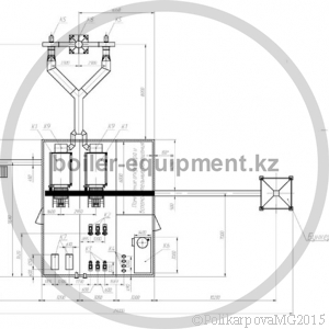 Чертеж модульной котельной 4 МВт план расстановки оборудования