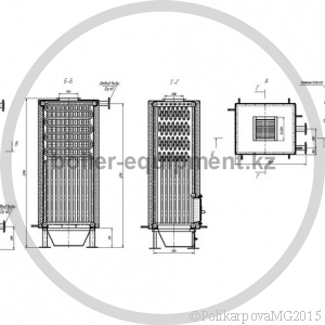Чертеж твердотопливного котла 200 кВт